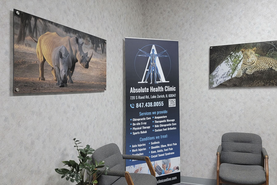Absolute-Health-Clinic-Reception Banner and Photo Prints