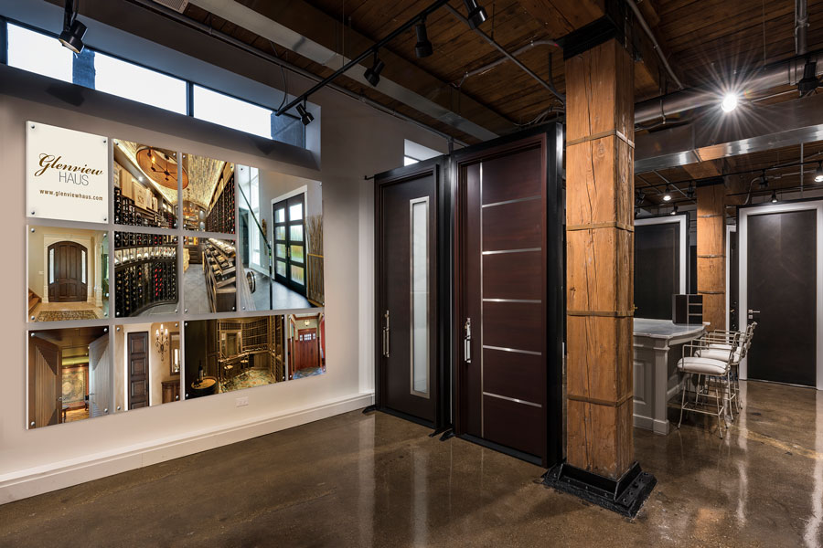 Glenview Haus Showroom  Signage/Posters Design