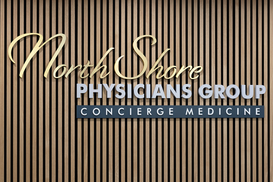  North Shore Physicians Group Logo, Signage Design and Production