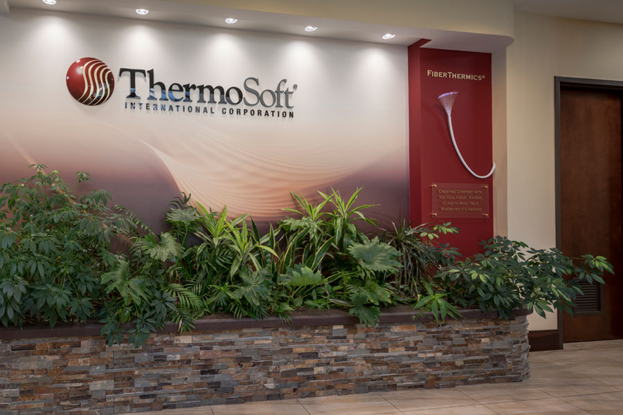 ThermoSoft signage design