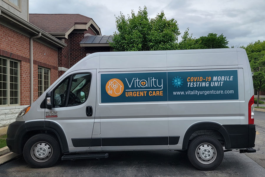 Vitality UrgentCare Truck Magnets Design